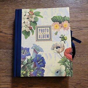 Michel Publishing Floral Photo Album 1996 Retro Victorian Style- Deborah Michel